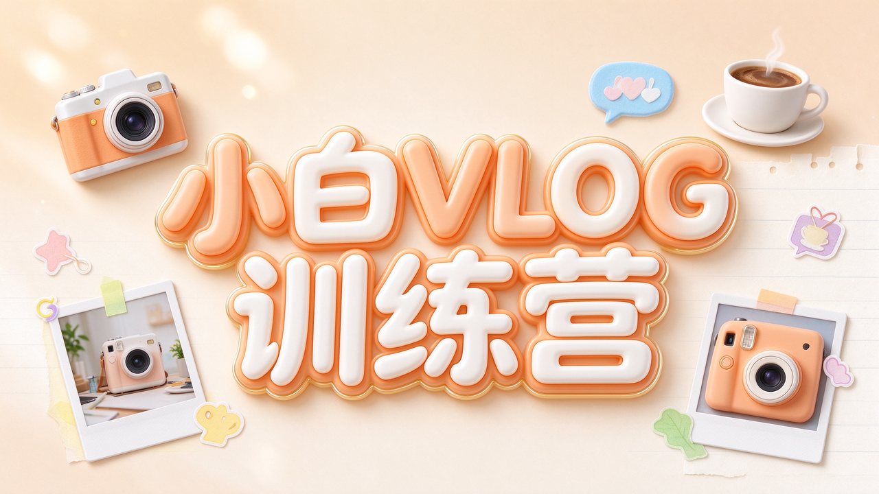 小白VLOG短视频训练营课程