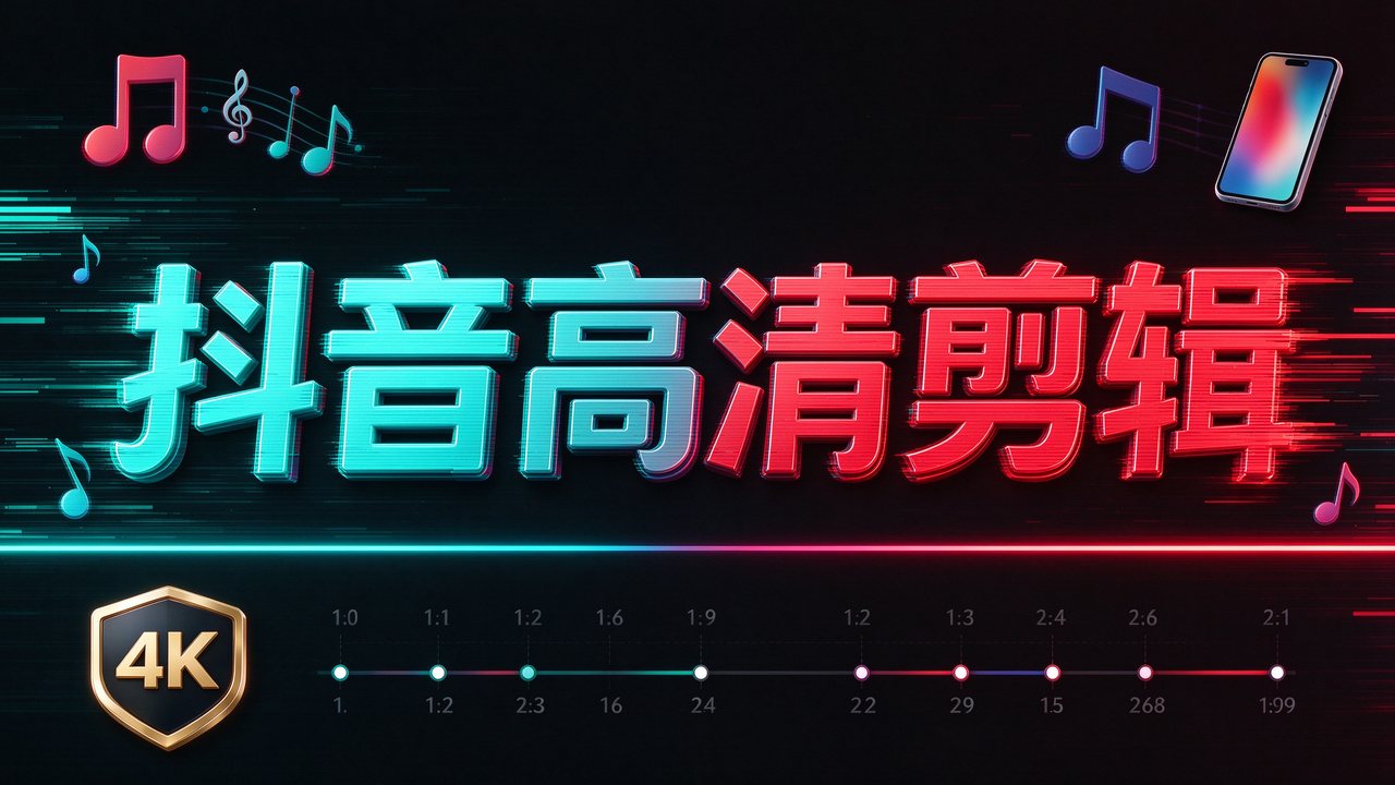 《抖音高清剪辑全教程》