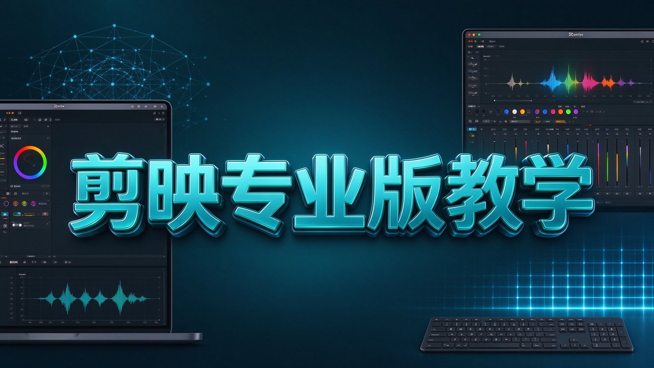 剪映专业版剪辑学习教学课程