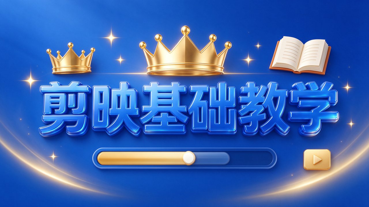 学力为王《剪映基础教学：从入门到精通实操教程》