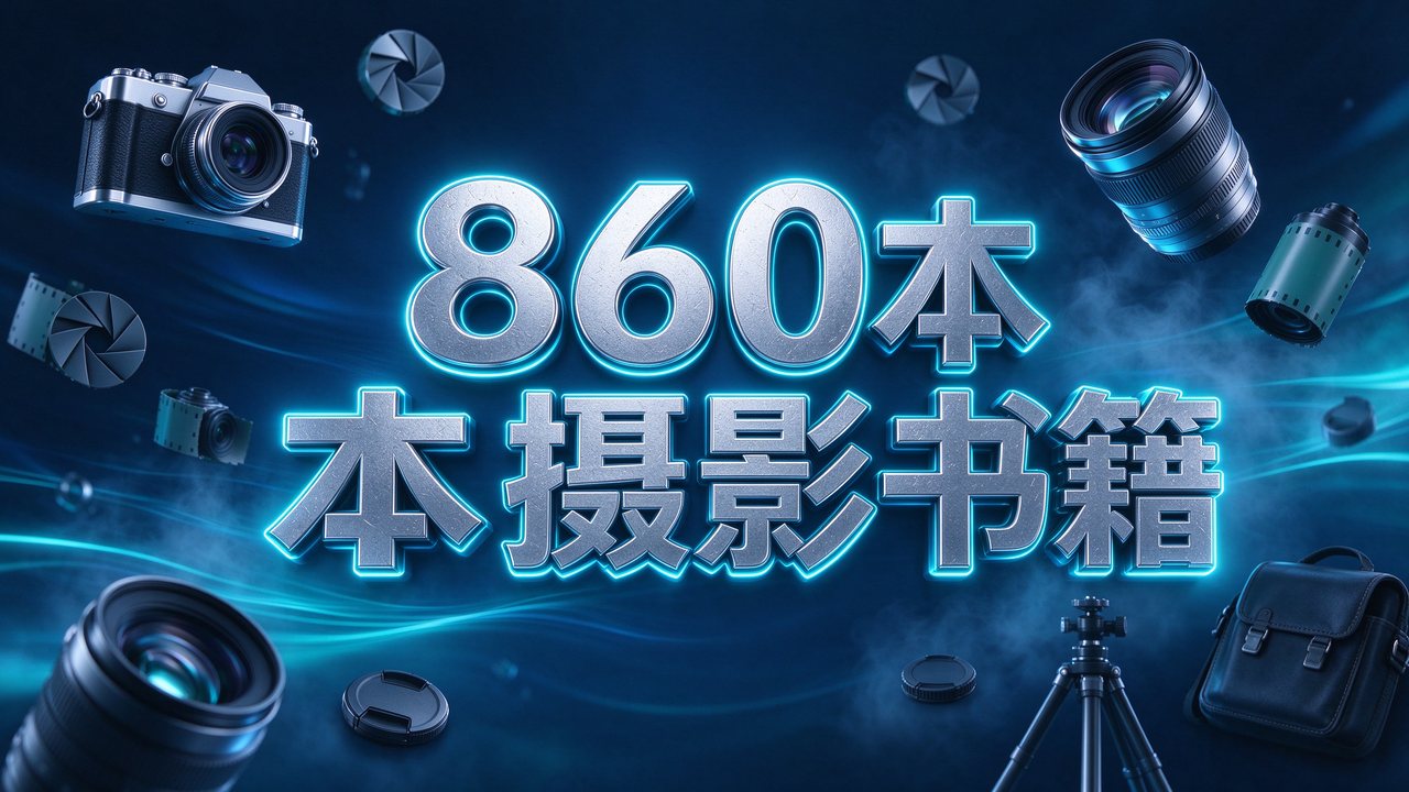 860本摄影书籍  涵盖全范围摄影知识