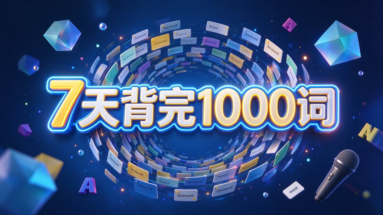 7天背完小学英语1000词