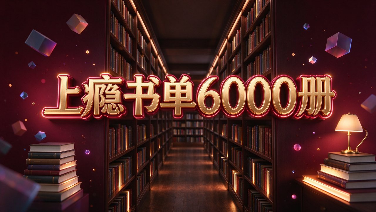 【家有图书馆】上瘾书单6000余册，汇聚各类型文学殿堂级作品，您值得拥有
