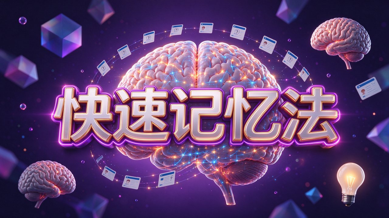 世界记忆大师教你快速提升记忆力