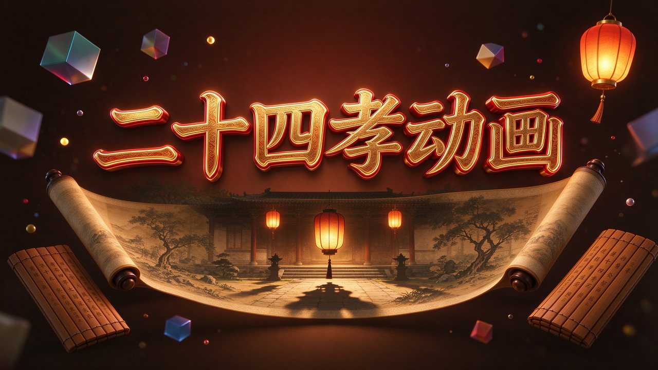 二十四孝动画，讲解传统孝道故事