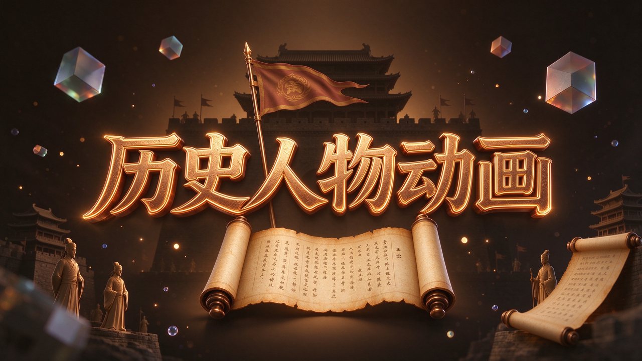 华夏历史人物故事动画，看懂五千年人物传奇与智慧