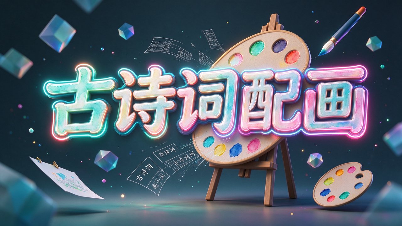小学古诗词配画与线稿 (JPG格式)