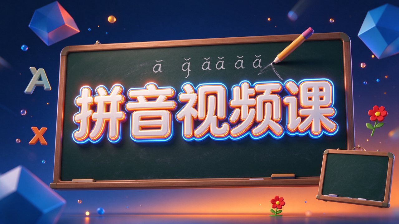 拼音视频课 22讲