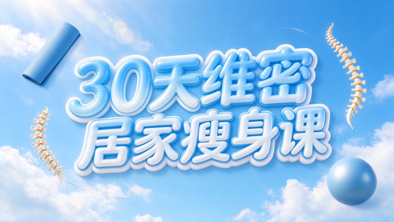 欧阳春晓：30天维密普拉提居家瘦身课