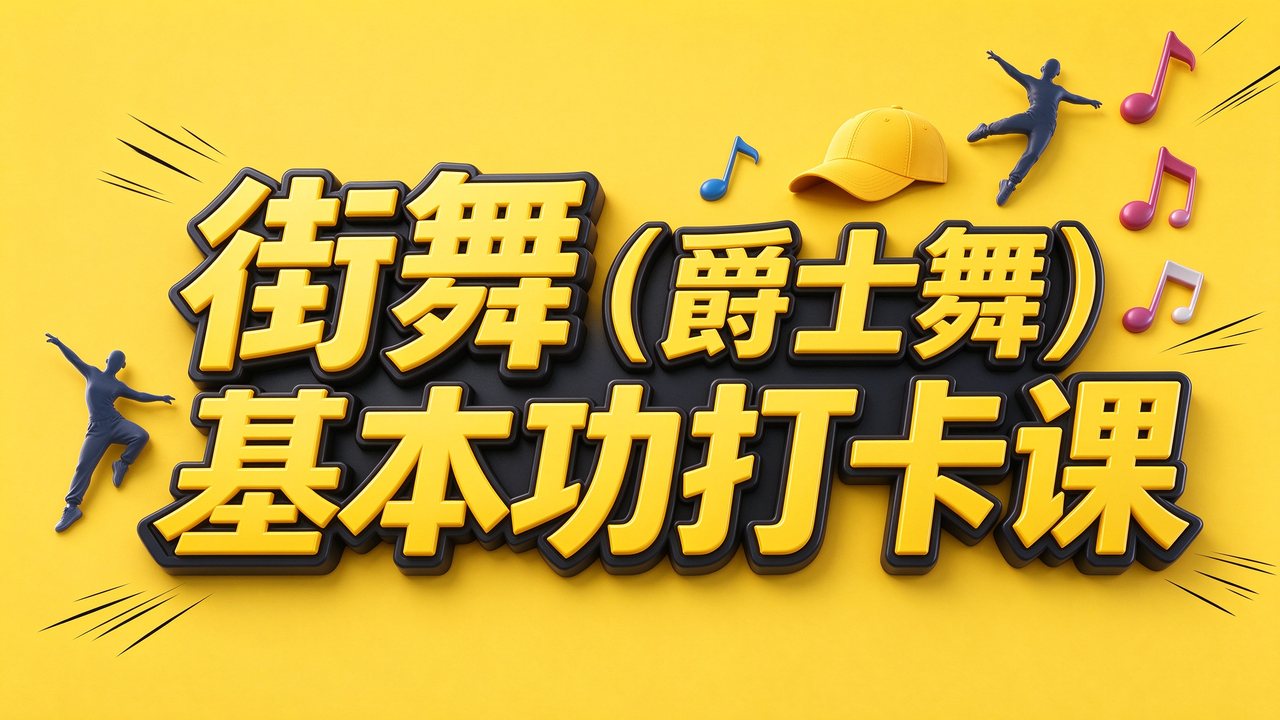 街舞（爵士舞）基本功打卡课_谭老师（完结）