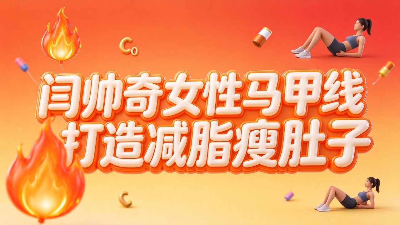 闫帅奇女性马甲线打造减脂瘦肚子方案（完结）