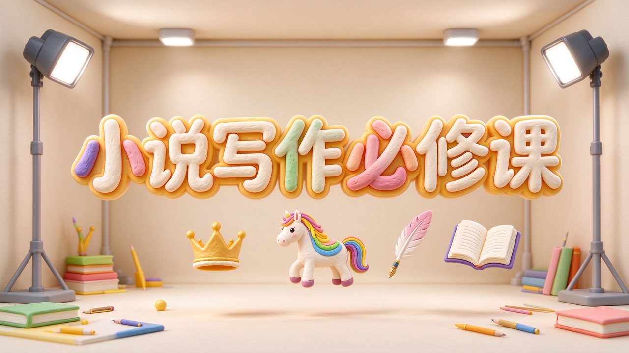 小说写作必修课：零基础打造写作IP（完结）
