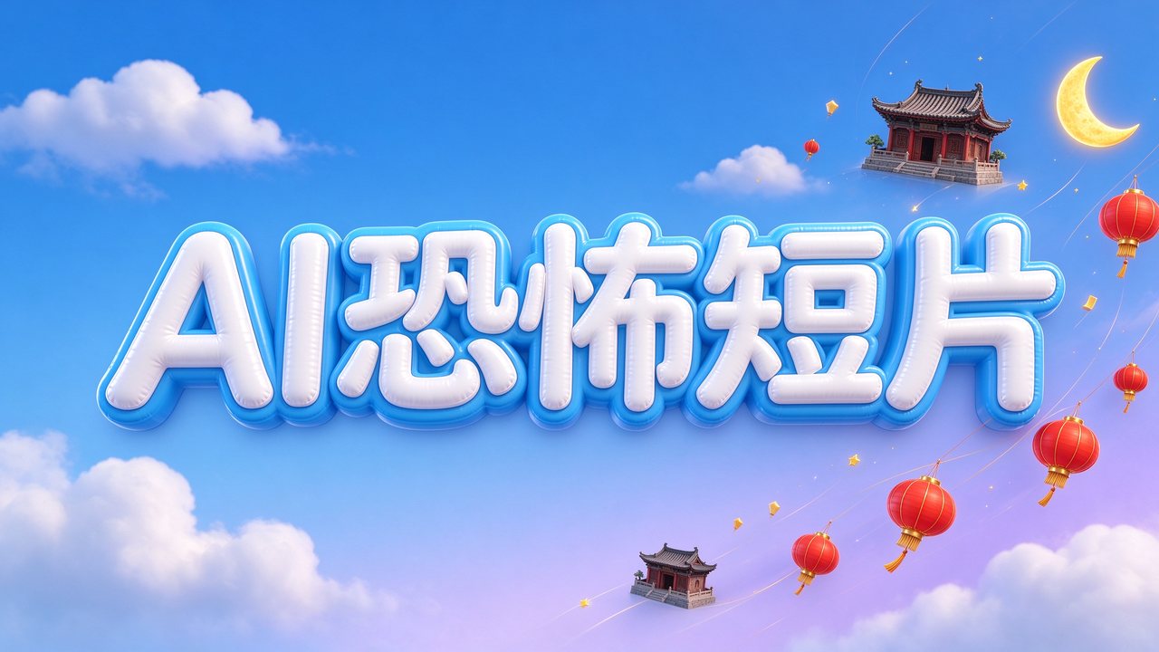 AI中式恐怖短视频教学,手把手教你用AI生成,恐怖氛围条条爆款涨粉嘎嘎的