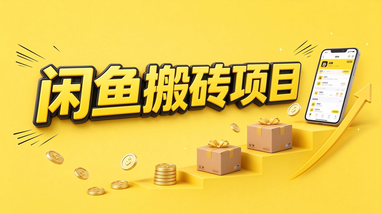 普通人可以做闲鱼虚拟资源搬砖项目 低成本副业轻松月收益万元!