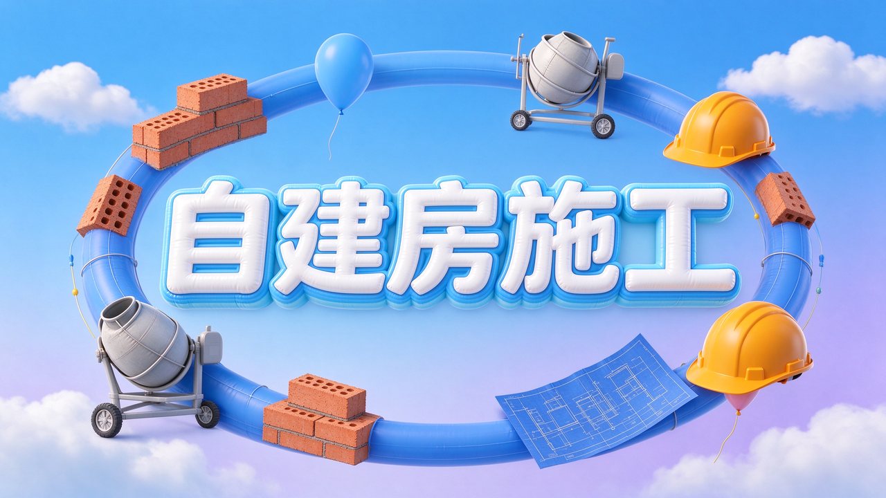 自建房全流程施工教程