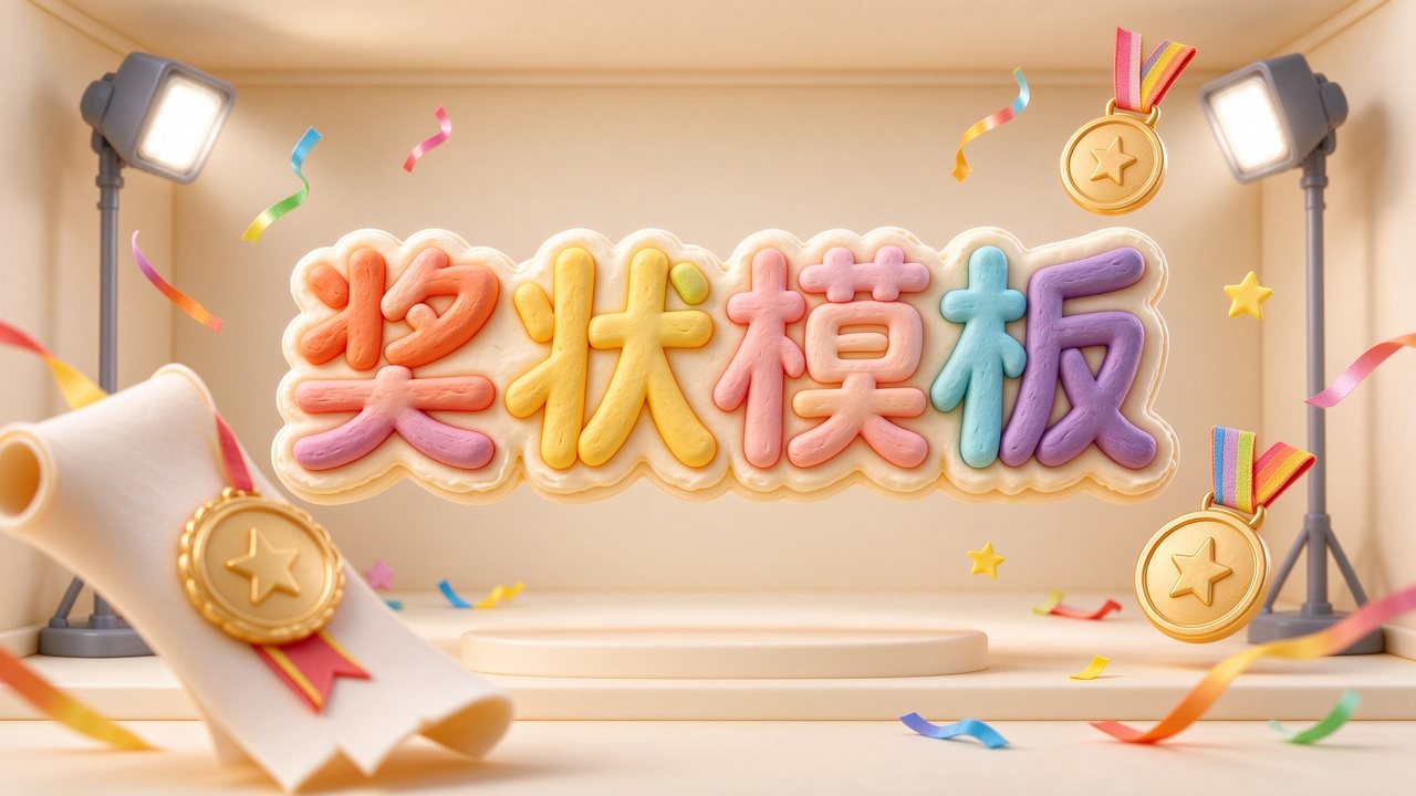 奖状模板大全(186款)