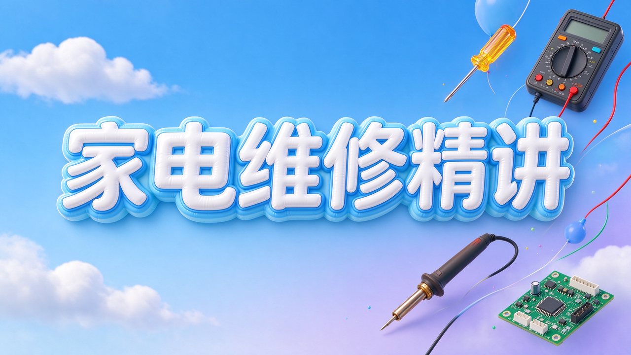 姜松《家电维修视频教程》（222集）