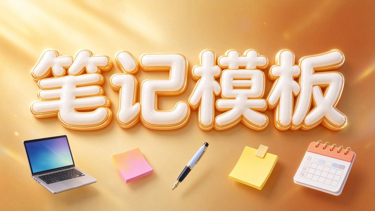 常用笔记模板(可打印,11款)