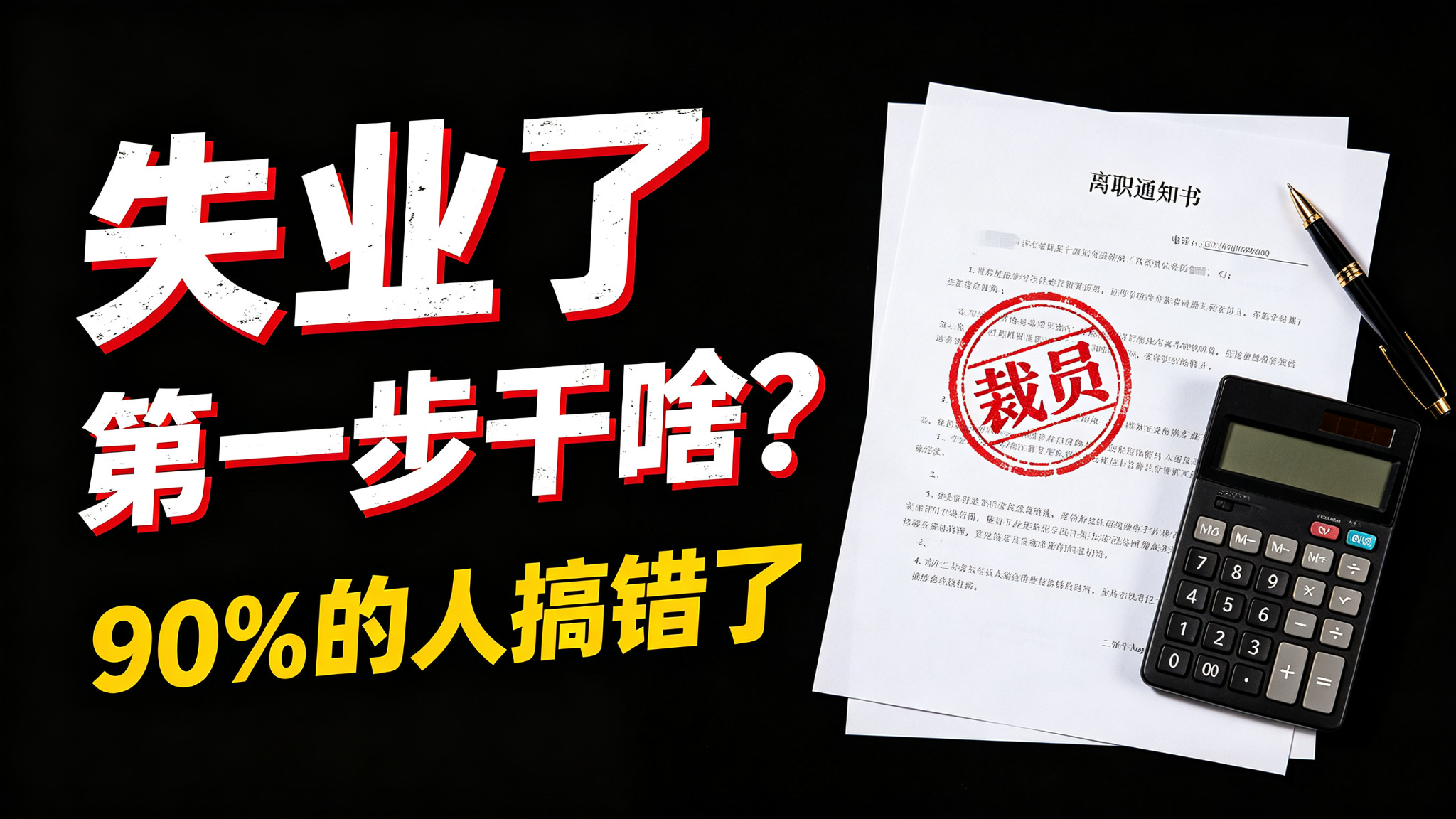失业自救开源手册(N/N+1/2N·失业金·现金流SOP)